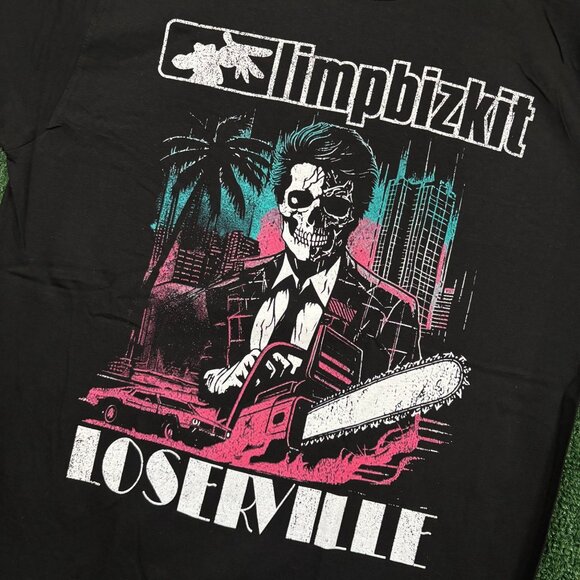 Limp Bizkit Loserville European Tour Nu Metal Band T-Shirt Size Large - Picture 4 of 4